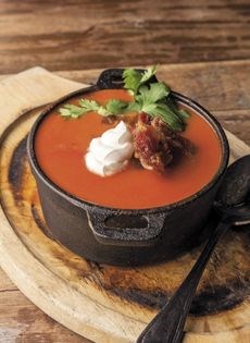 Bacon tortilla soup