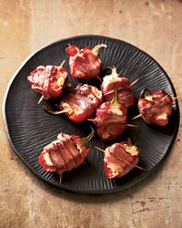Bacon-wrapped cherry peppers