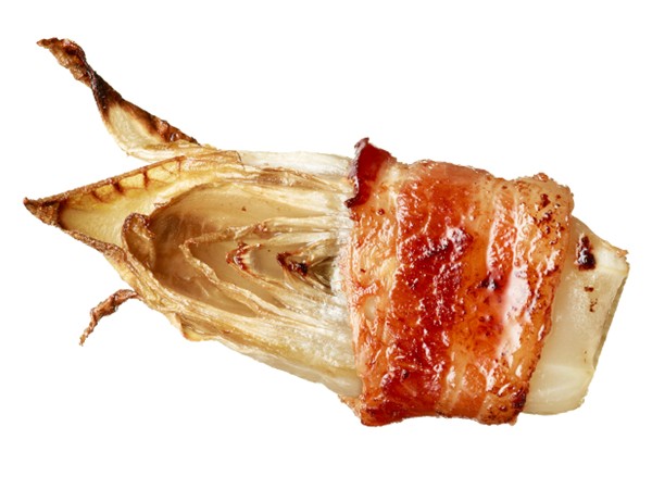 Bacon-wrapped endive