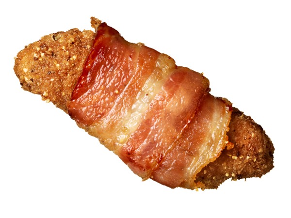 Bacon-wrapped frozen chicken fingers