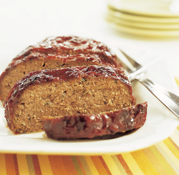 Bacon-wrapped meatloaf