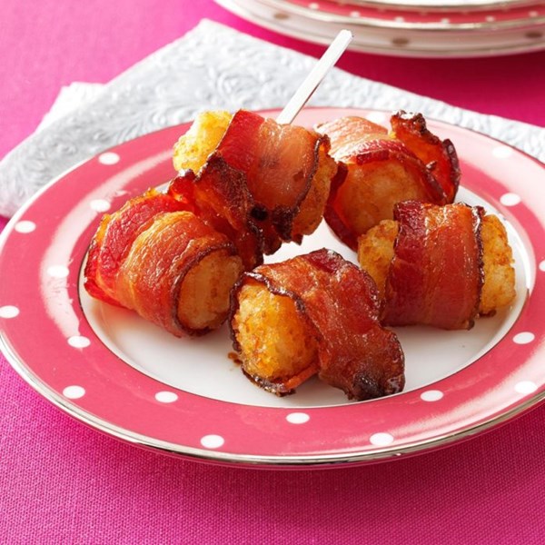 Bacon-wrapped Tater Tots