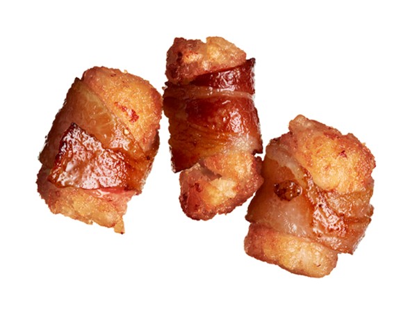 Bacon-wrapped Tater Tots
