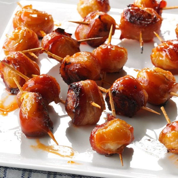 Bacon-wrapped water chestnuts 