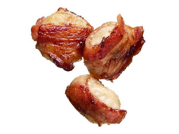 Bacon-wrapped water chestnuts