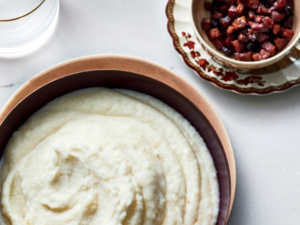 Bacony potato puree