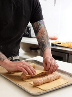 Bad Girl sausage rolls