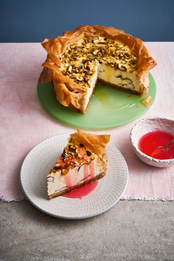 Badam cheesecake