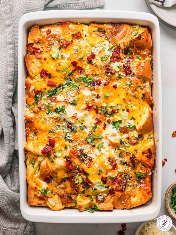 Bagel egg bake