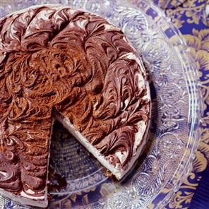 Baileys and chocolate cheesecake