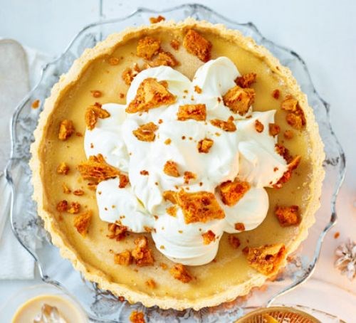 Baileys custard tart