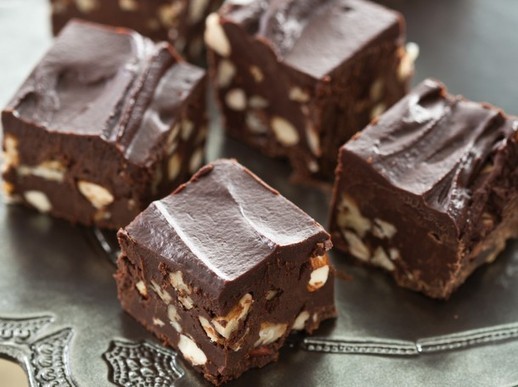 Bailey's fudge squares (Bake the Book)