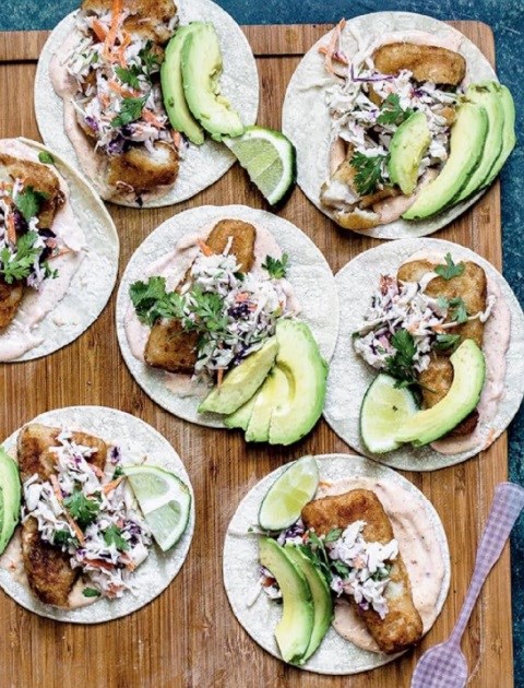 Baja fish tacos