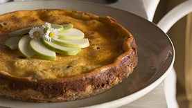 Baked apple cheesecake tart [Colenso Café]