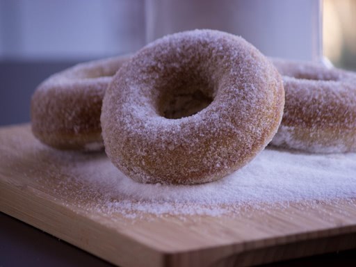 Baked apple cider donuts