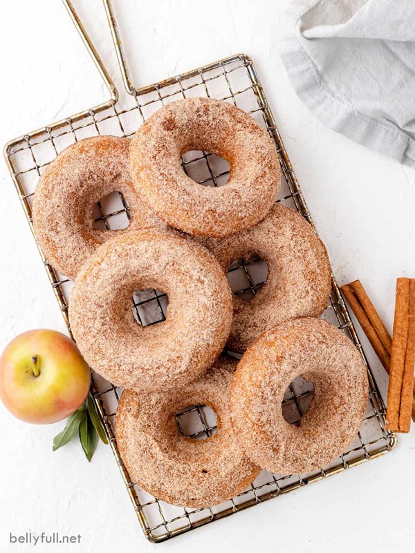 Baked apple cider donuts