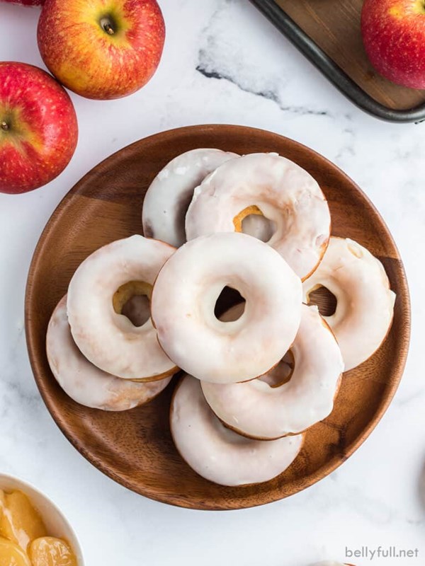 Baked apple fritters
