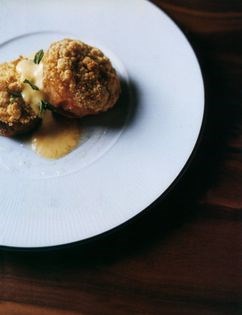 Baked apples and sultanas