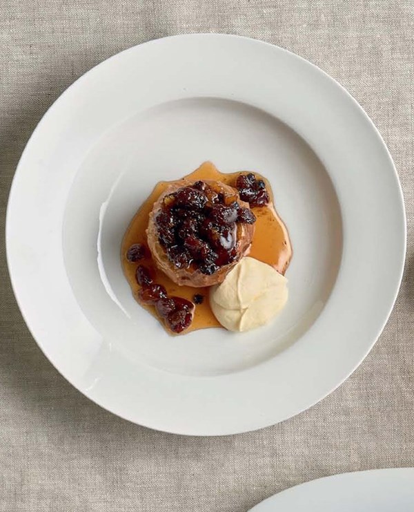 Baked apples with homemade mascarpone
