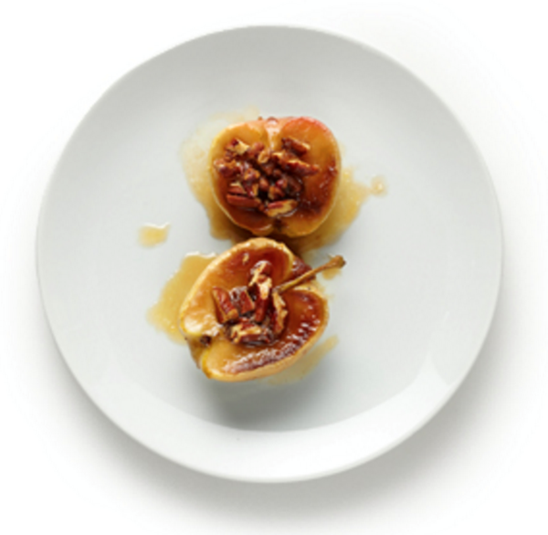 Baked apples with praline