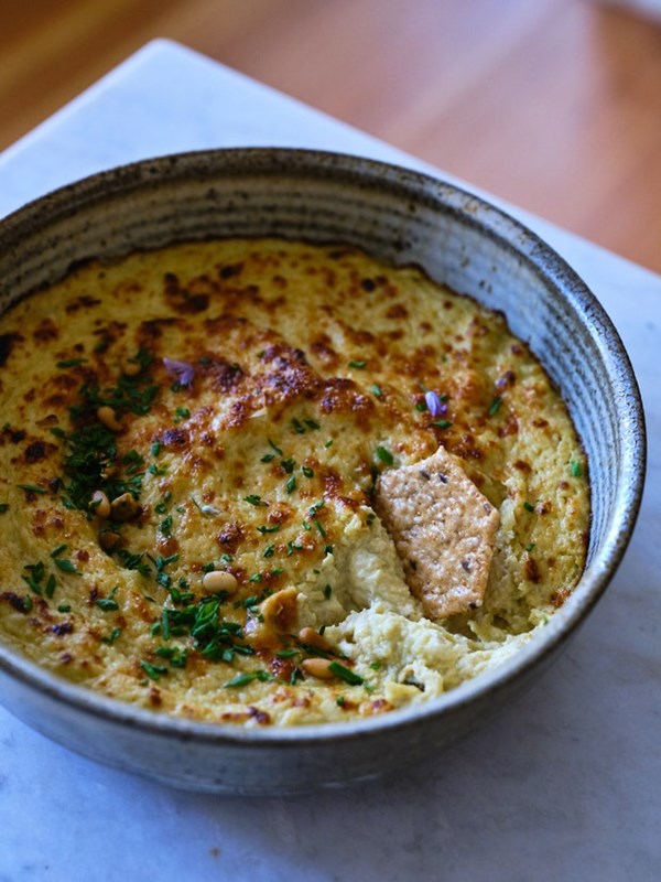 Baked artichoke dip