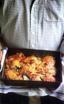 Baked aubergine with cheese and tomato (La Parmigiana di melanzane)