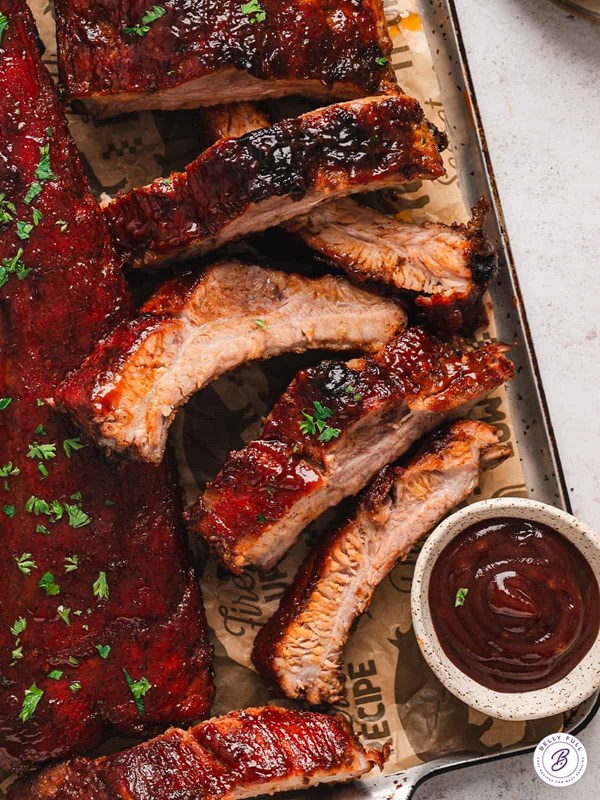 Baked baby back ribs