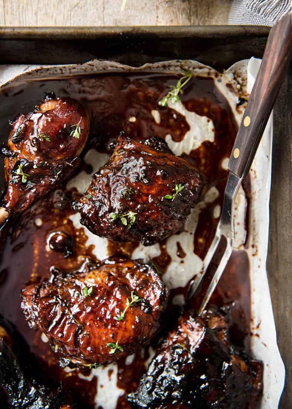 Baked balsamic chicken