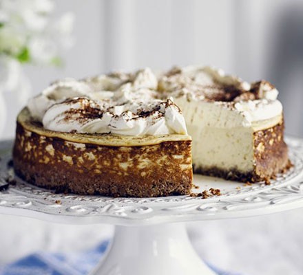 Baked banana cheesecake
