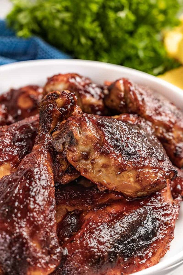 Baked BBQ chicken