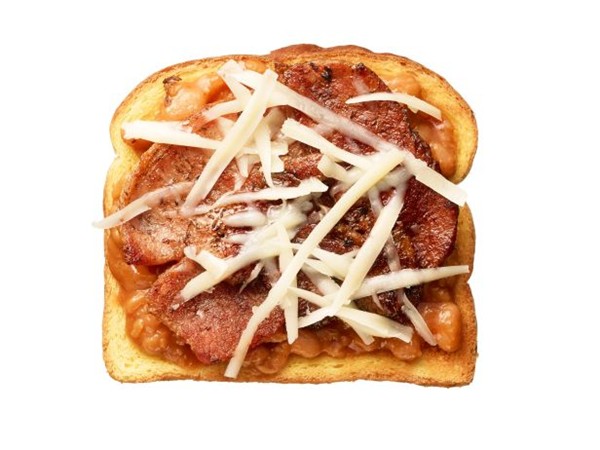 Baked bean toast