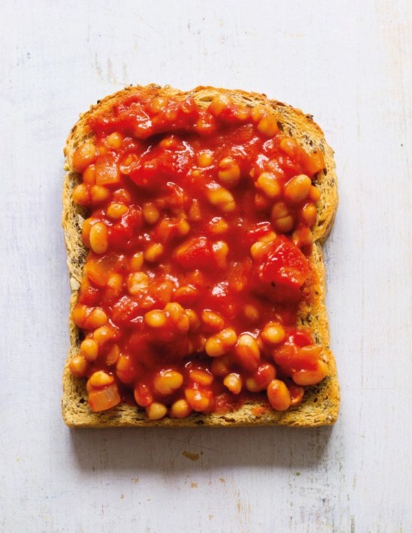 Baked beans on toast
