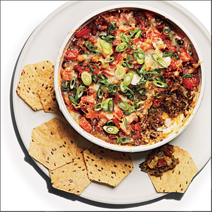 Baked black beans with chorizo