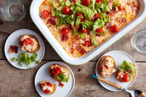 Baked BLT dip