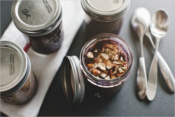 Baked blueberry oatmeal