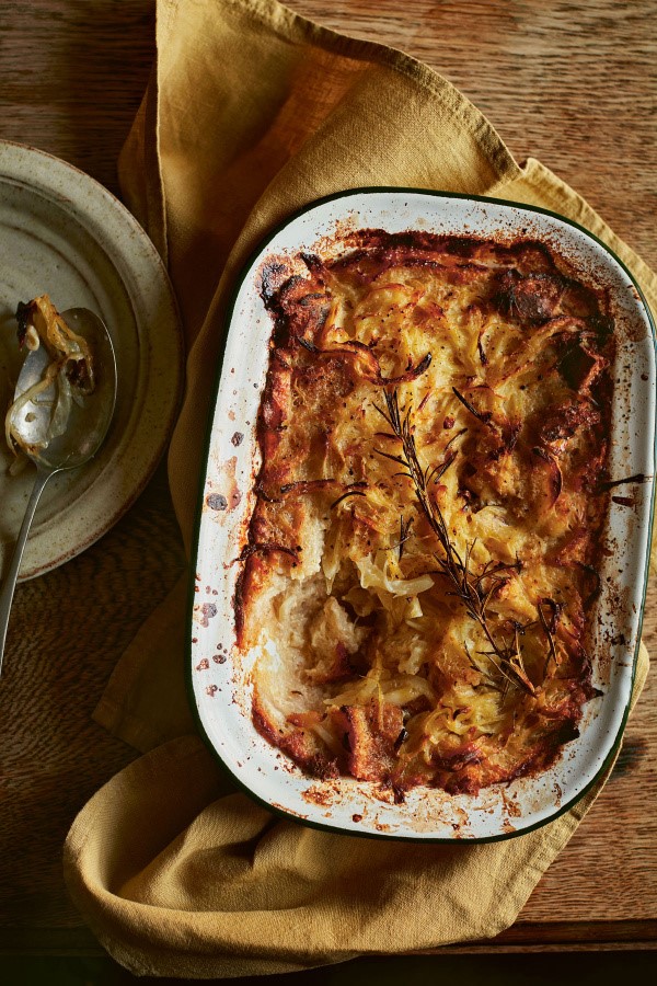 Baked bread sauce