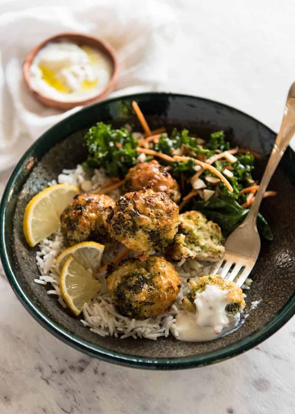 Baked broccoli cheese balls
