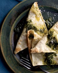 Baked broccoli ravioli
