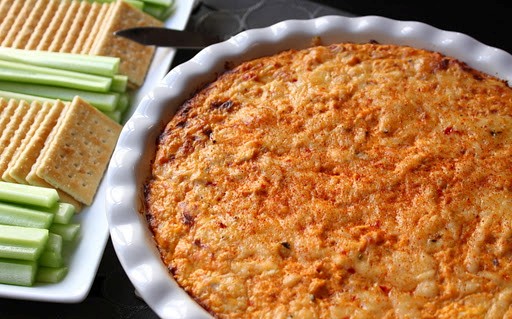 Baked Buffalo chicken dip 