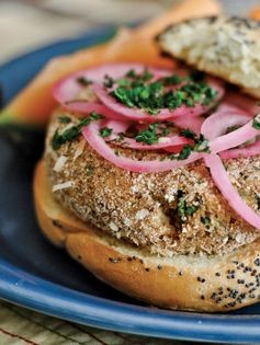 Baked cauliflower burgers