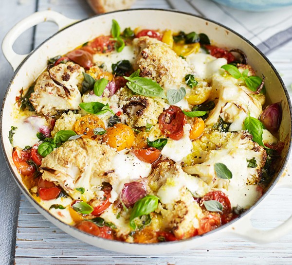 Baked cauliflower pizzaiola 