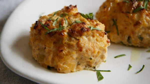 Baked chicken meatballs 