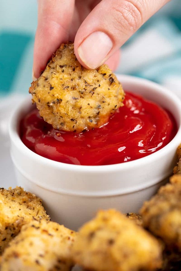 Baked chicken nuggets