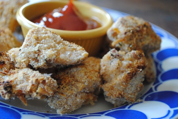 Baked chicken nuggets