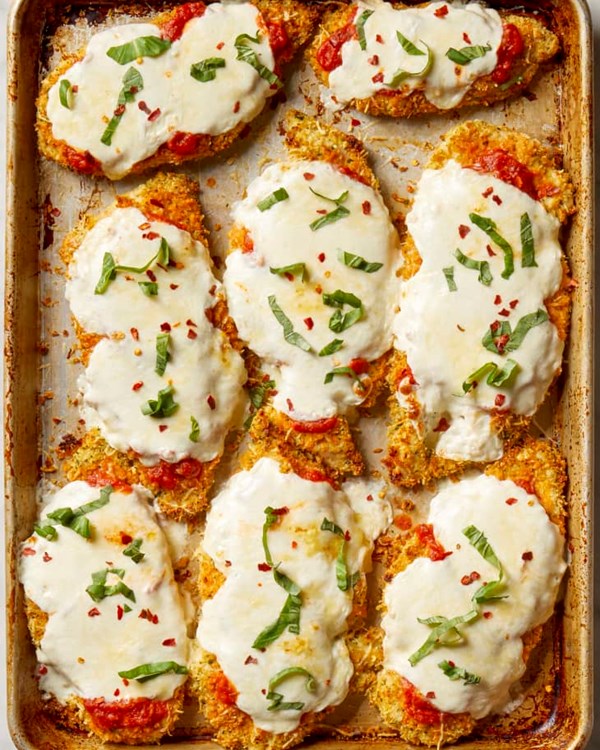 Baked chicken Parmesan