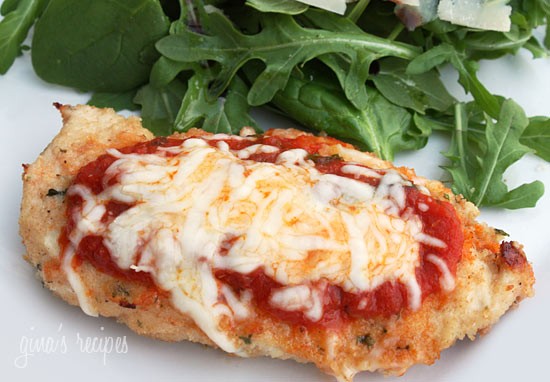 Baked chicken Parmesan