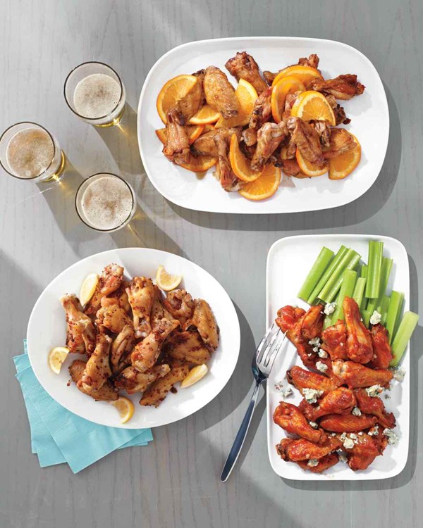 Baked chicken wings