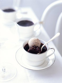 Baked chocolate fudge