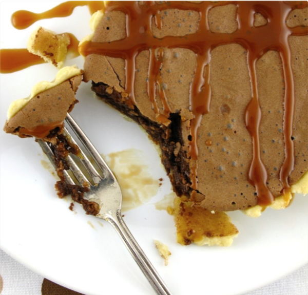 Baked chocolate tartlets