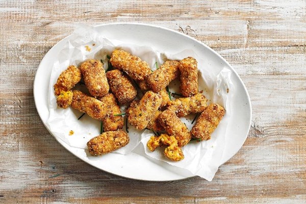 Baked chorizo croquettas